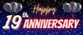 Happy 19th anniversary banner