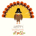 Happy Thanks giving vector Royalty Free Stock Photo