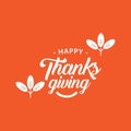 Happy Thanks Giving Vector Template Design Illustration Royalty Free Stock Photo