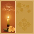 Happy Thanksgiving background Royalty Free Stock Photo