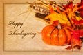 Happy Thanksgiving Card Royalty Free Stock Photo