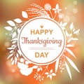 Happy Thanksgiving card design