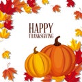 Happy thanksgiving card Royalty Free Stock Photo
