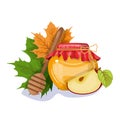 Happy Thanksgiving composition on white. Vector eps 10.