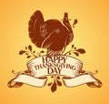 Happy Thanksgiving Day. Royalty Free Stock Photo