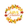 Happy Thanksgiving Day Background Royalty Free Stock Photo