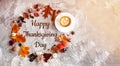 Happy Thanksgiving Day background Royalty Free Stock Photo