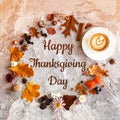 Happy Thanksgiving Day background Royalty Free Stock Photo