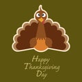 Happy Thanksgiving Day Card Royalty Free Stock Photo