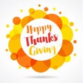 Happy Thanksgiving Day logo