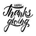 Happy Thanksgiving Day nice letteribg for your family`s holiday