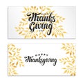 Happy thanksgiving day template Royalty Free Stock Photo