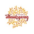 Happy thanksgiving day template Royalty Free Stock Photo