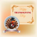 Happy Thanksgiving, design background Royalty Free Stock Photo