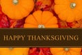 Happy Thanksgiving Greeting Royalty Free Stock Photo