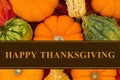 Happy Thanksgiving Greeting Royalty Free Stock Photo