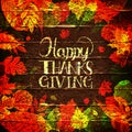 Happy Thanksgiving holiday banner Royalty Free Stock Photo