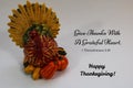 Happy Thanksgiving with quote