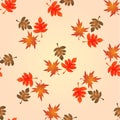 Happy Thanksgiving bright seamless pattern Royalty Free Stock Photo