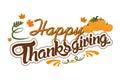 Happy Thanksgiving sign Royalty Free Stock Photo