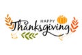 Happy Thanksgiving sign Royalty Free Stock Photo