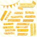 Happy Thanksgiving tape scrapbook items