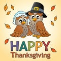 Happy Thanksgiving theme 9 Royalty Free Stock Photo