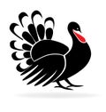 Happy Thanksgiving Turkey Image Logo