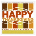 Happy Thanksgiving typography