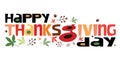 Happy thanksgiving vector graphic design Holiday time. give gratitude