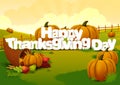 Happy Thanksgiving wallpaper background Royalty Free Stock Photo