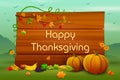 Happy Thanksgiving wallpaper background Royalty Free Stock Photo