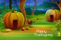 Happy Thanksgiving wallpaper background Royalty Free Stock Photo