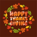 Happy thansksgiving Royalty Free Stock Photo