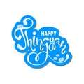 Happy thingyan water festival hand lettering card