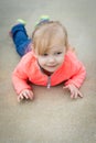 Happy toddler girl Royalty Free Stock Photo