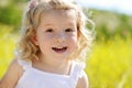 Happy toddler girl Royalty Free Stock Photo