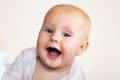 Happy Toothless Baby Girl Smiling Royalty Free Stock Photo