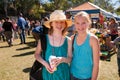 Happy tweens at a fun fair