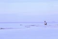 Happy two girls enjoying on the beach Royalty Free Stock Photo