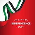 Happy UAE Independent Day Vector Template Design Illustration