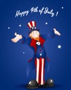 Happy Uncle Sam Greeting Card