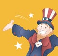 Happy Uncle Sam Vector