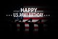 Happy US Army birthday on June 14 celebration concept abstract background