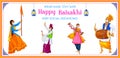 Happy Vaisakhi Punjabi spring harvest festival of Sikh celebration background