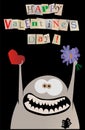 Happy valentine card