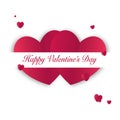 Happy Valentine day greeting card