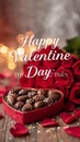 Happy Valentine Day My Hubby Romantic Design Royalty Free Stock Photo