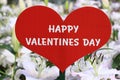 Happy valentine day sign Royalty Free Stock Photo