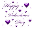 Happy Valentine's Day 3d text